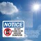 Signmission Do Not Climb In Or Around Dumpster Sign With Symbol, 7 in W x Rectangle, Vinyl Decal OS-2PACK-NS-D-57-L-11095 - alternate 6
